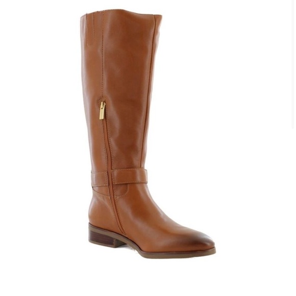 UNWORN (No Box) VINCE CAMUTO Women’s Brown Samtry Leather Riding Boot 6.5 M - Picture 1 of 10